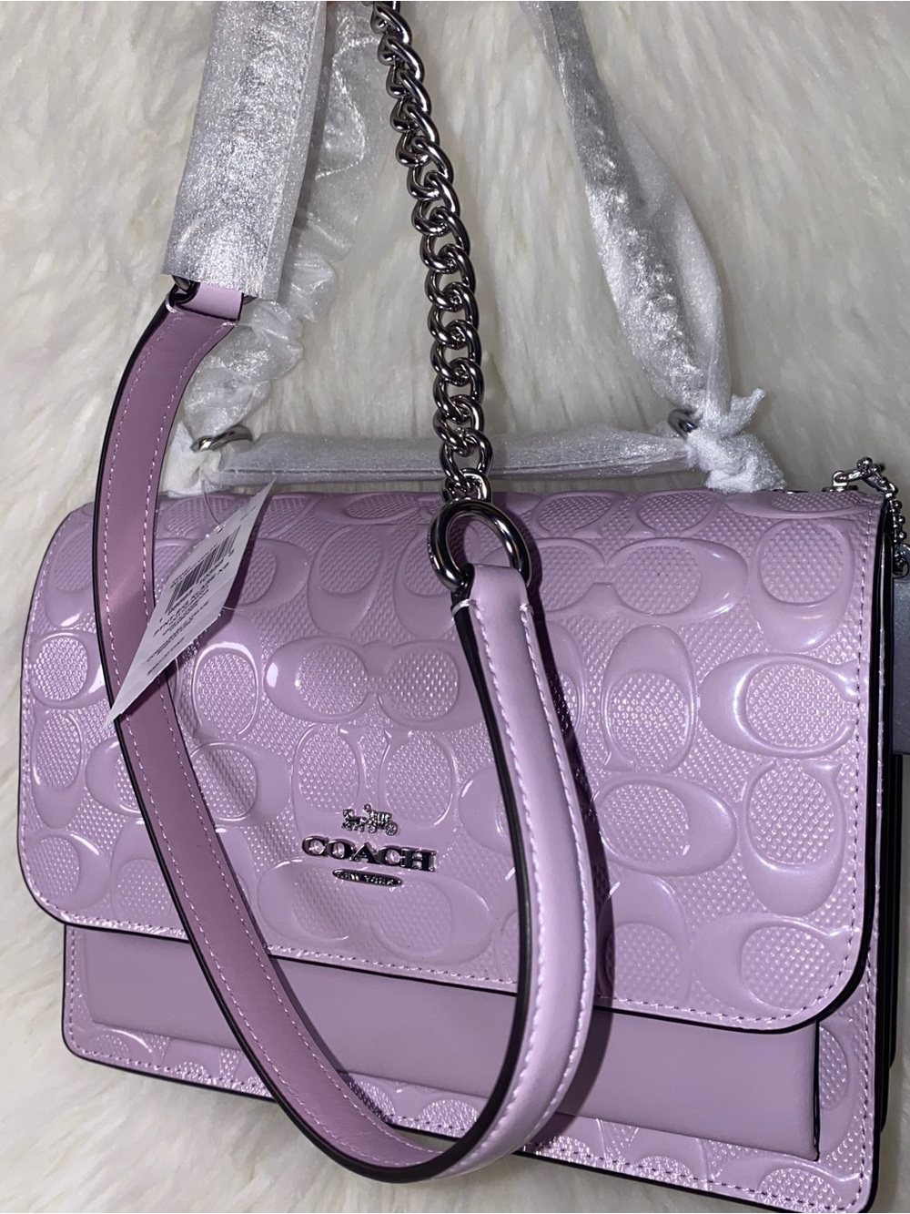 Coach 💜 Klare Crossbody Bag In Signature Leather New
